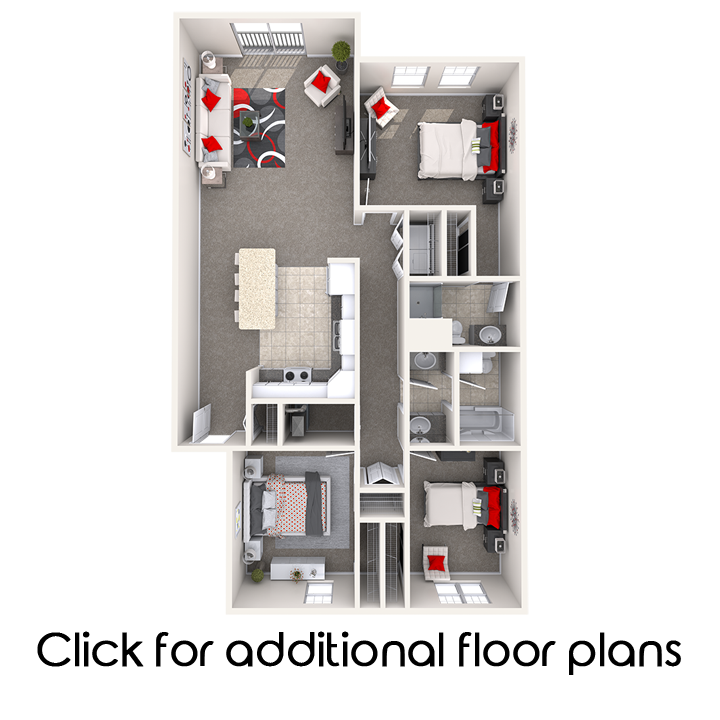3 Bedroom Apartment near Michigan State University | The Hamptons Apartments 3 Bedroom Apartment near Michigan State University | The Hamptons Apartments